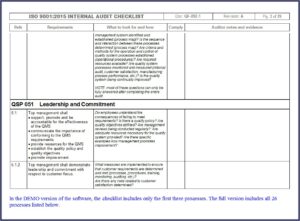 Iso 9001 Procedures Templates Free