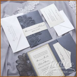 Laser Cut Pocket Invitations Wholesale