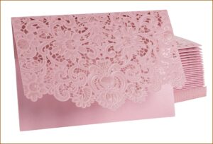 Laser Cut Wedding Invitation Pockets