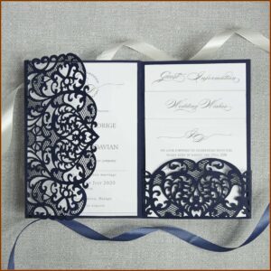 Laser Cut Wedding Invitations Diy