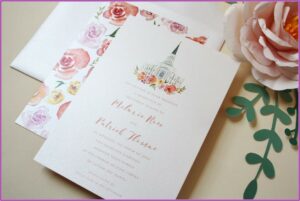 Lds Wedding Invitations Wording