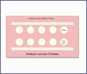 Loyalty Card Template Free