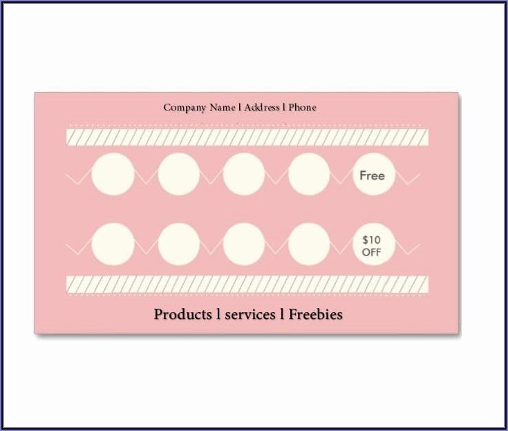 Loyalty Card Template Free