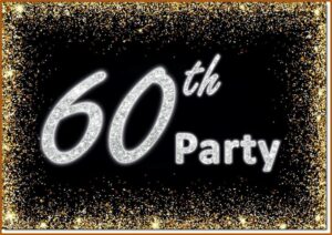 Male 60th Birthday Party Invitations
