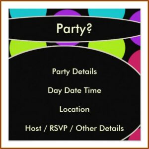 Mans 50th Birthday Party Invitations