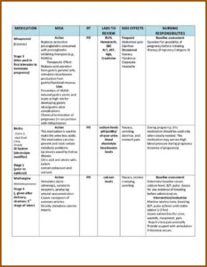 Medication Drug Card Template