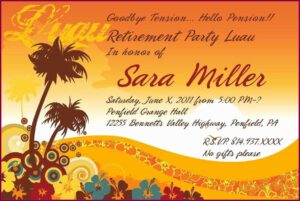 Microsoft Word Retirement Party Invitation Template