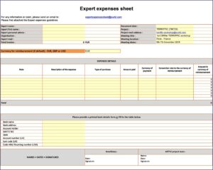 Mileage Claim Form Template Uk