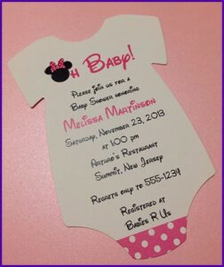 Minnie Mouse Baby Shower Invitations Online