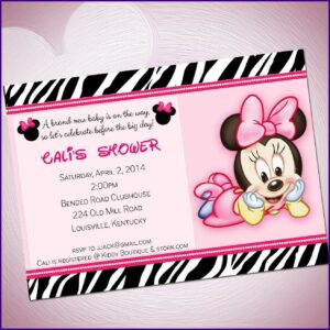 Minnie Mouse Invitations Online