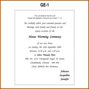 Muslim House Warming Ceremony Invitation Wordings In English