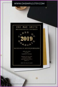Non Photo Graduation Announcements