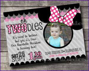 Oh Toodles Birthday Party Invitations