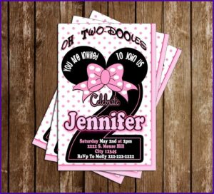 Oh Twodles Birthday Invitations