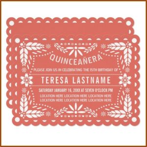 Papel Picado Invitations Cricut