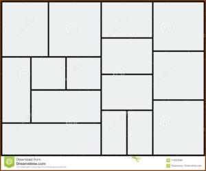 Picture Frame Collage Template