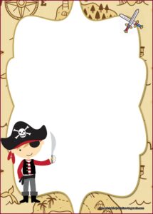 Pirate Party Invitations Free Printable