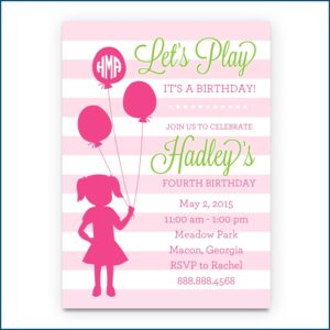 Playdate Invitation Printable