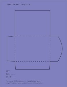 Printable Tea Bag Envelope Template