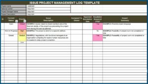 Project Budget Monitoring Excel Template