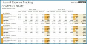 Project Cost Tracking Template Excel