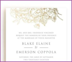 Proper Formal Wedding Invitation Wording