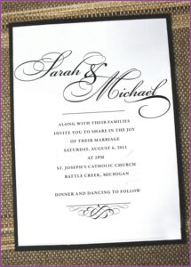 Proper Wedding Announcement Wording