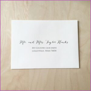 Proper Wedding Invitation Address Wording