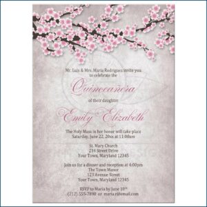 Quinceanera Invitations Templates Free