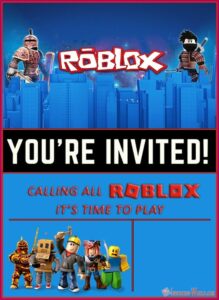 Roblox Birthday Free Printables