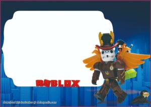 Roblox Birthday Invitation Template Free