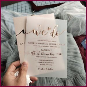 Rose Gold Foil Wedding Invitations Canada