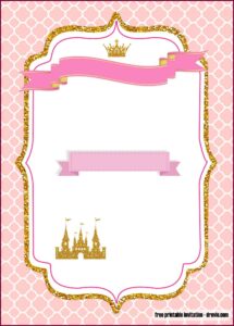 Royal Princess Invitation Template