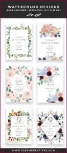 Rustic Dusty Rose Wedding Invitations