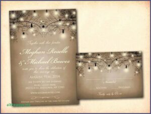 Rustic Wedding Invitation Templates Free