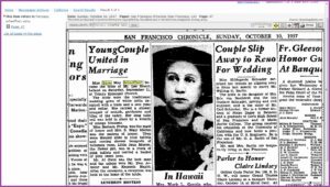 San Francisco Chronicle Wedding Announcements