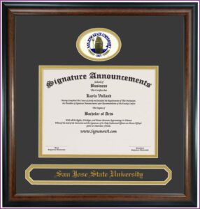 San Jose State University Graduation Announcements