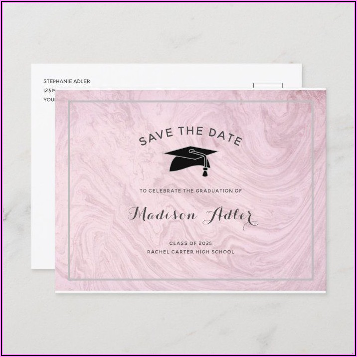 Save The Date Graduation Announcements