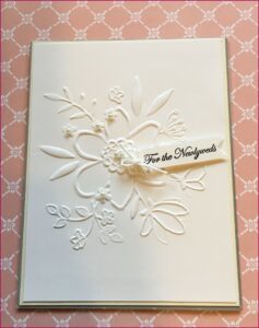 Simple And Elegant Wedding Card