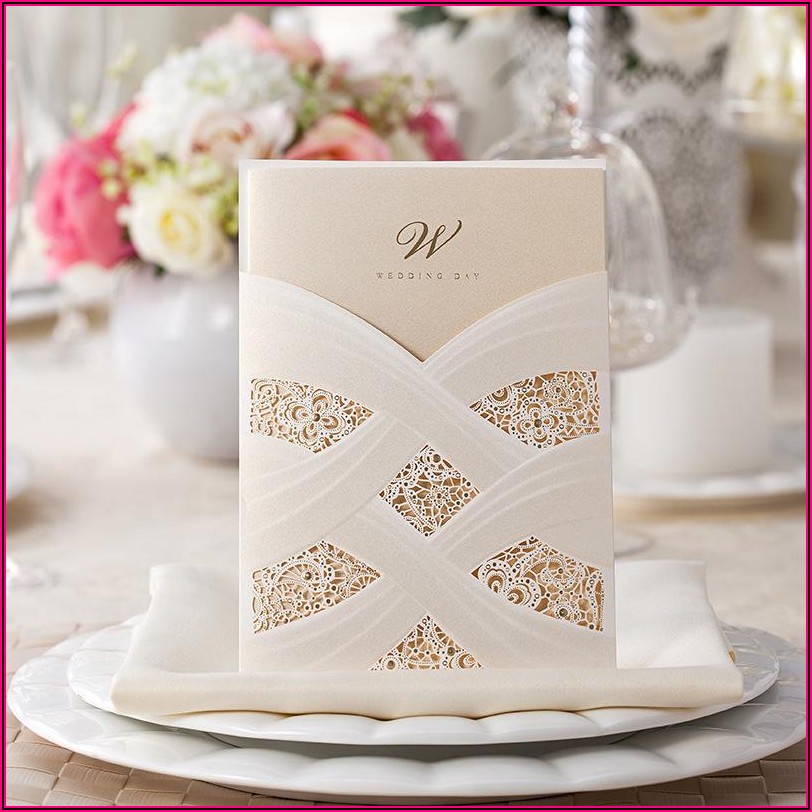Simple And Elegant Wedding Invitation Cards