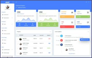 Simple Bootstrap Dashboard Template Free Download