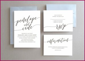 Simple Elegant Wedding Invitations Pinterest