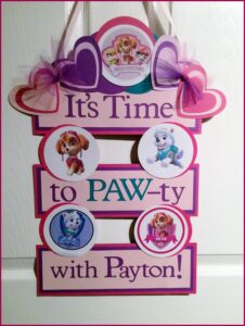 Skye Paw Patrol Birthday Party Decorations