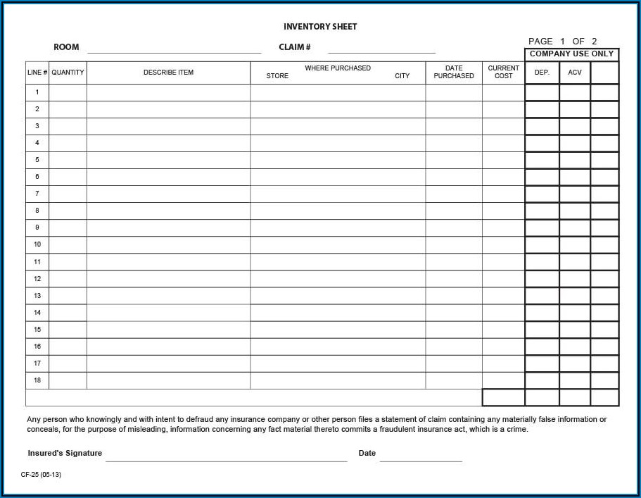Stock Control Template Excel Free