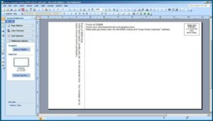 Template For Postcard In Word