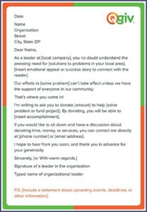 Template Letter Requesting Donations For Fundraiser