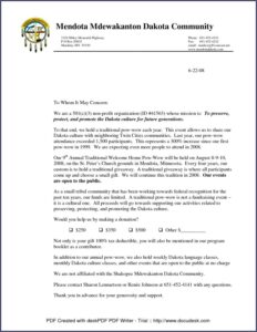 Template Letter Requesting Donations For Nonprofit