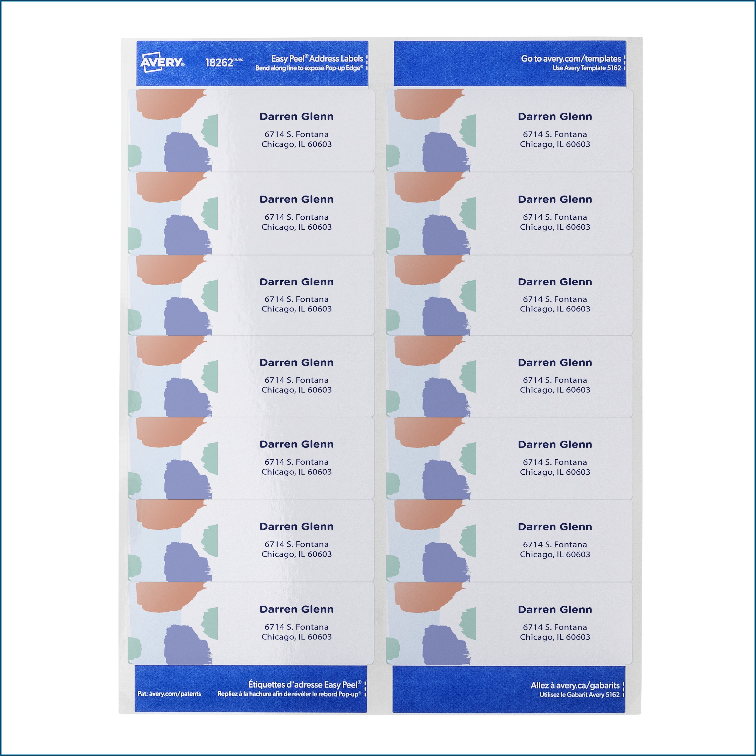 Templates For Avery Labels 5162