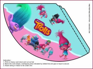 Trolls Invitation Template Free