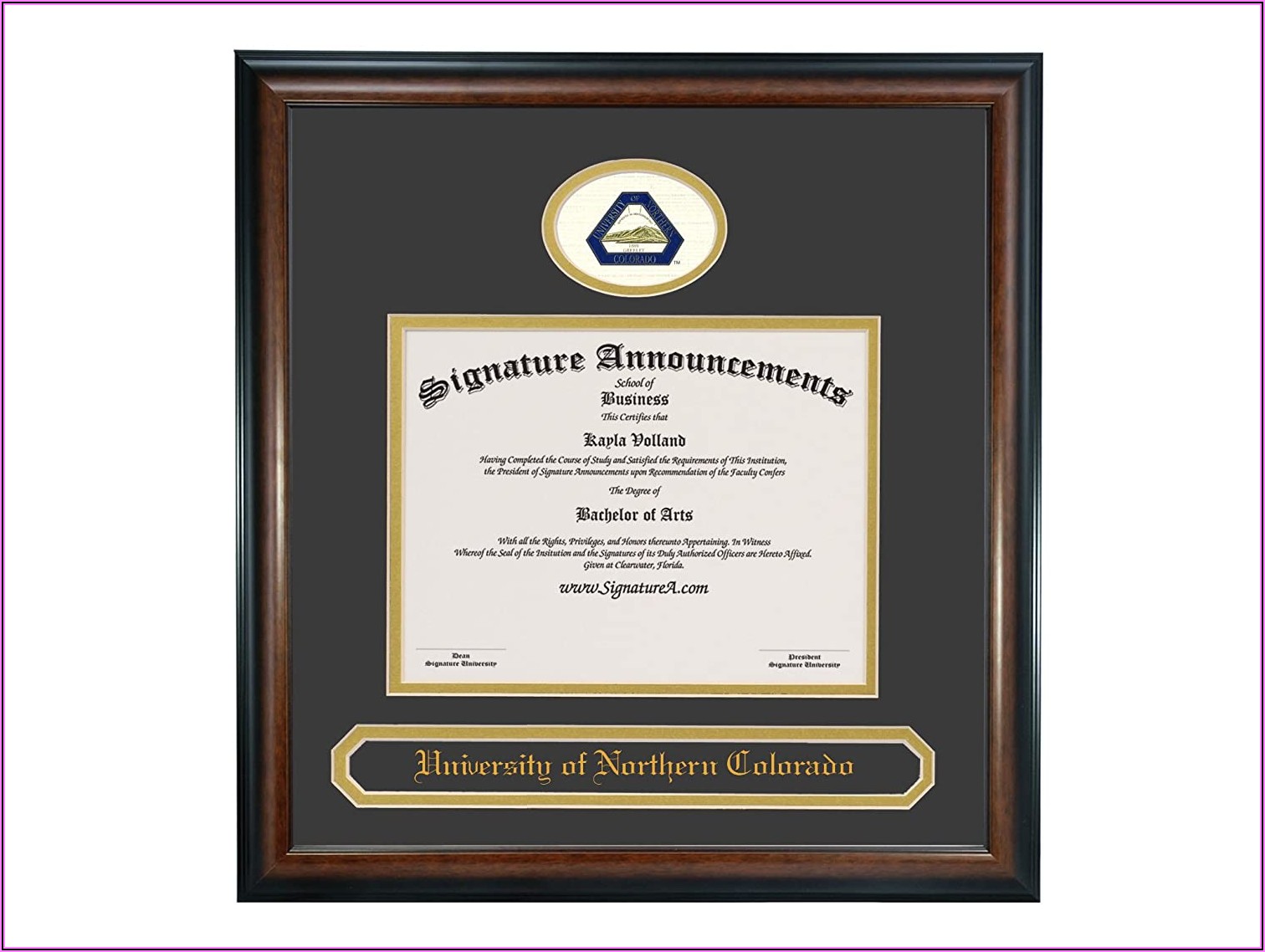 University Of Northern Colorado Graduation Announcements